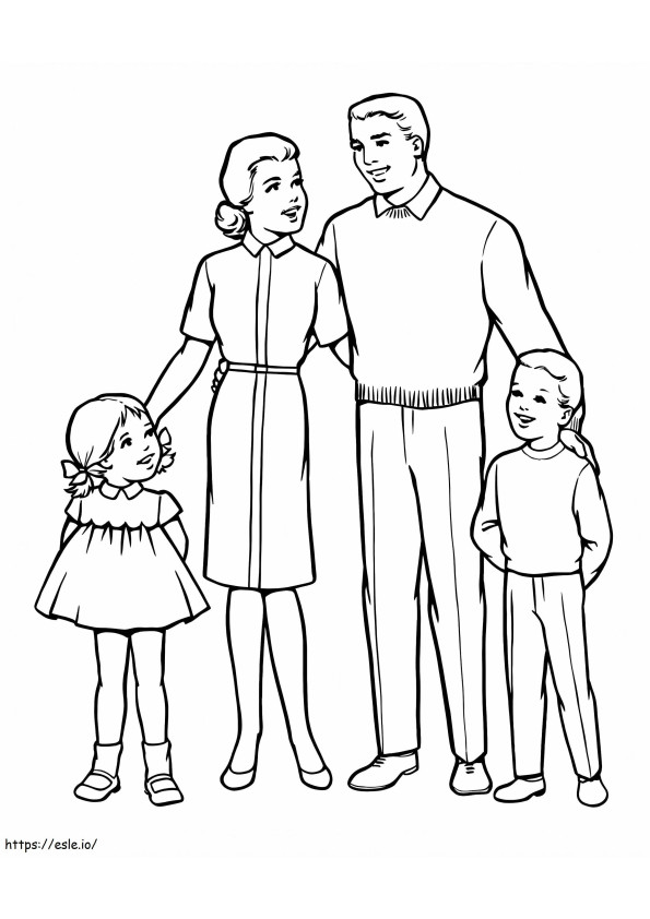 Family 2 coloring page