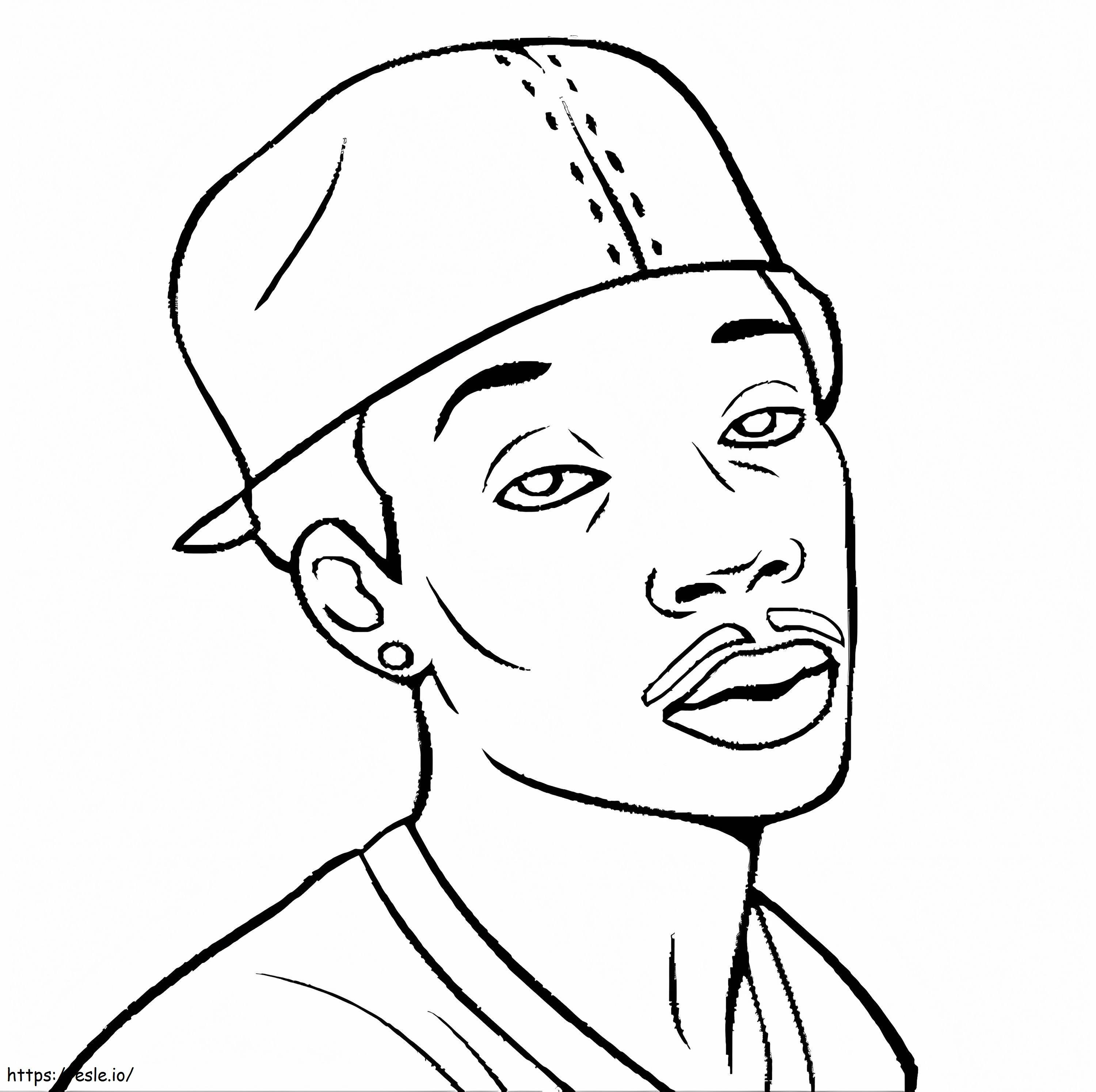 Blueface 5 Coloring Pages coloring page
