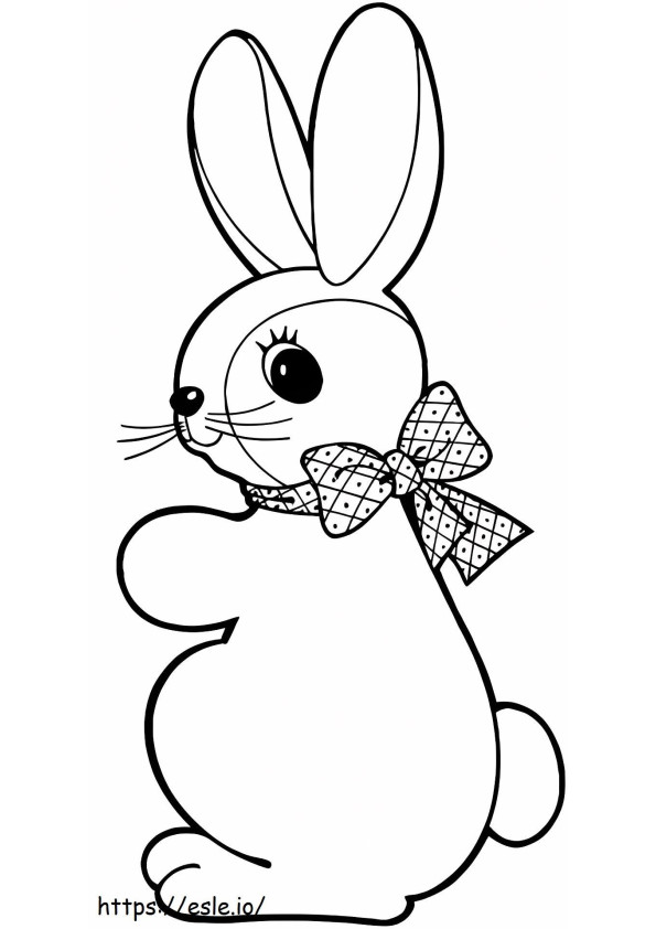 1532801365 Lovely Rabbit A4 de colorat