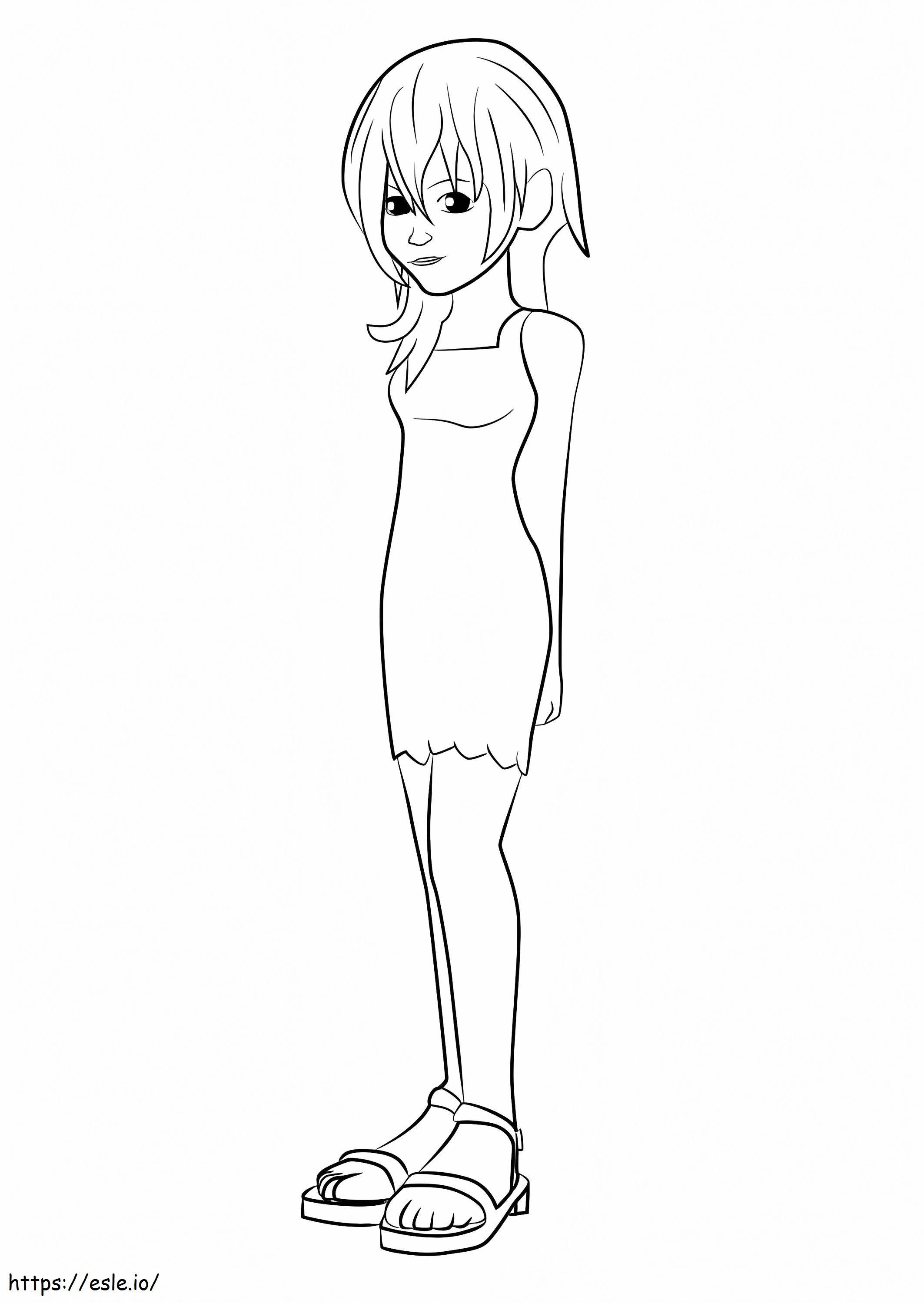 Namine From Kingdom Hearts coloring page