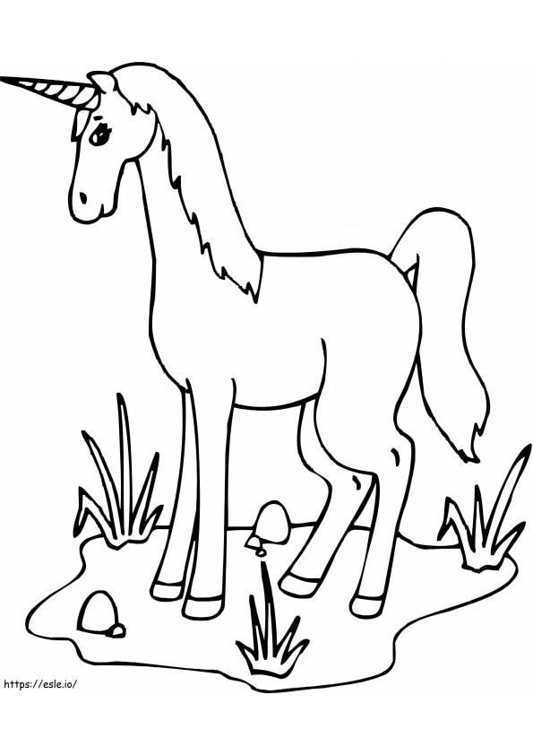 1563930350 A Thin Unicorn A4 coloring page