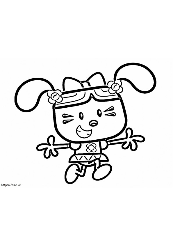 Daizy From Wow Wow Wubbzy coloring page