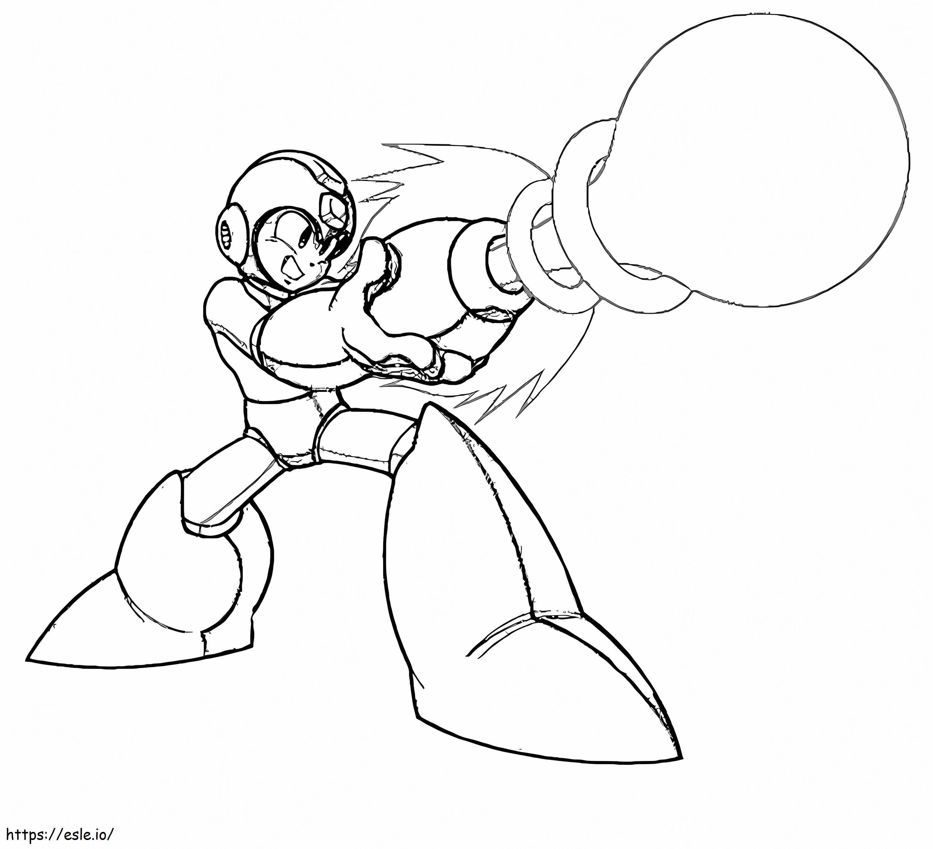 Mega Man coloring page