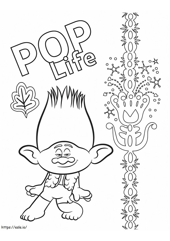 1589186433 Wonder Day Trolls 5 coloring page