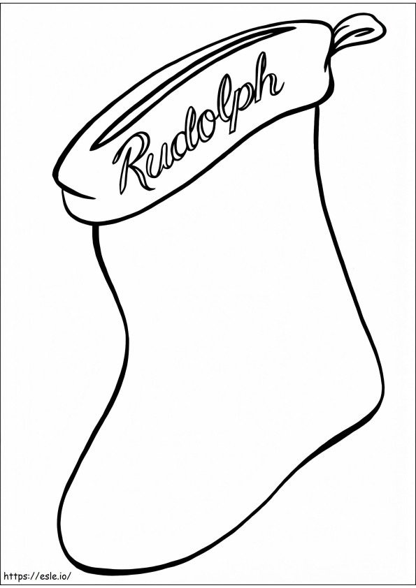 Rudolph Çorap boyama