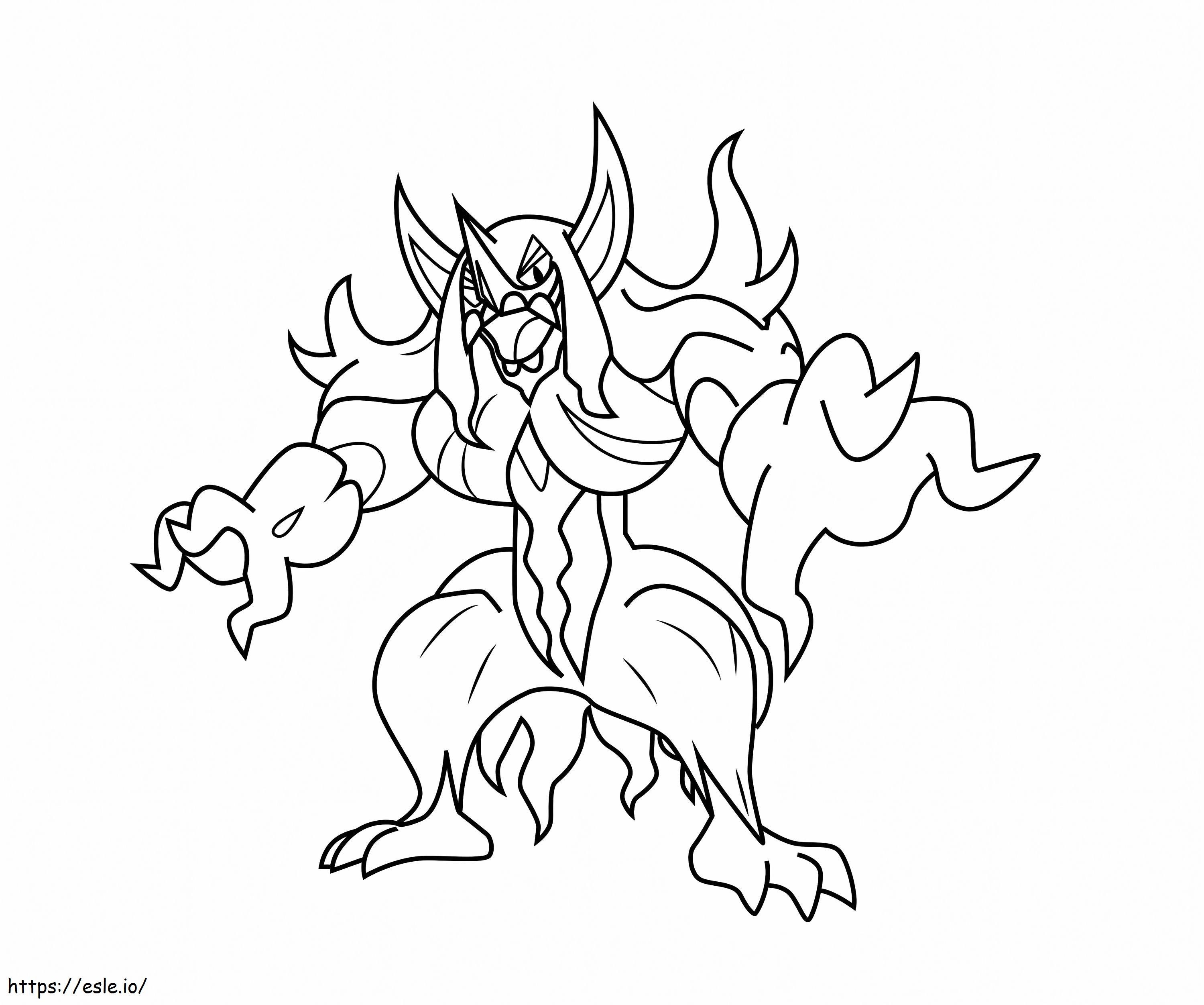 Grimmsnarl Pokemon 2 coloring page
