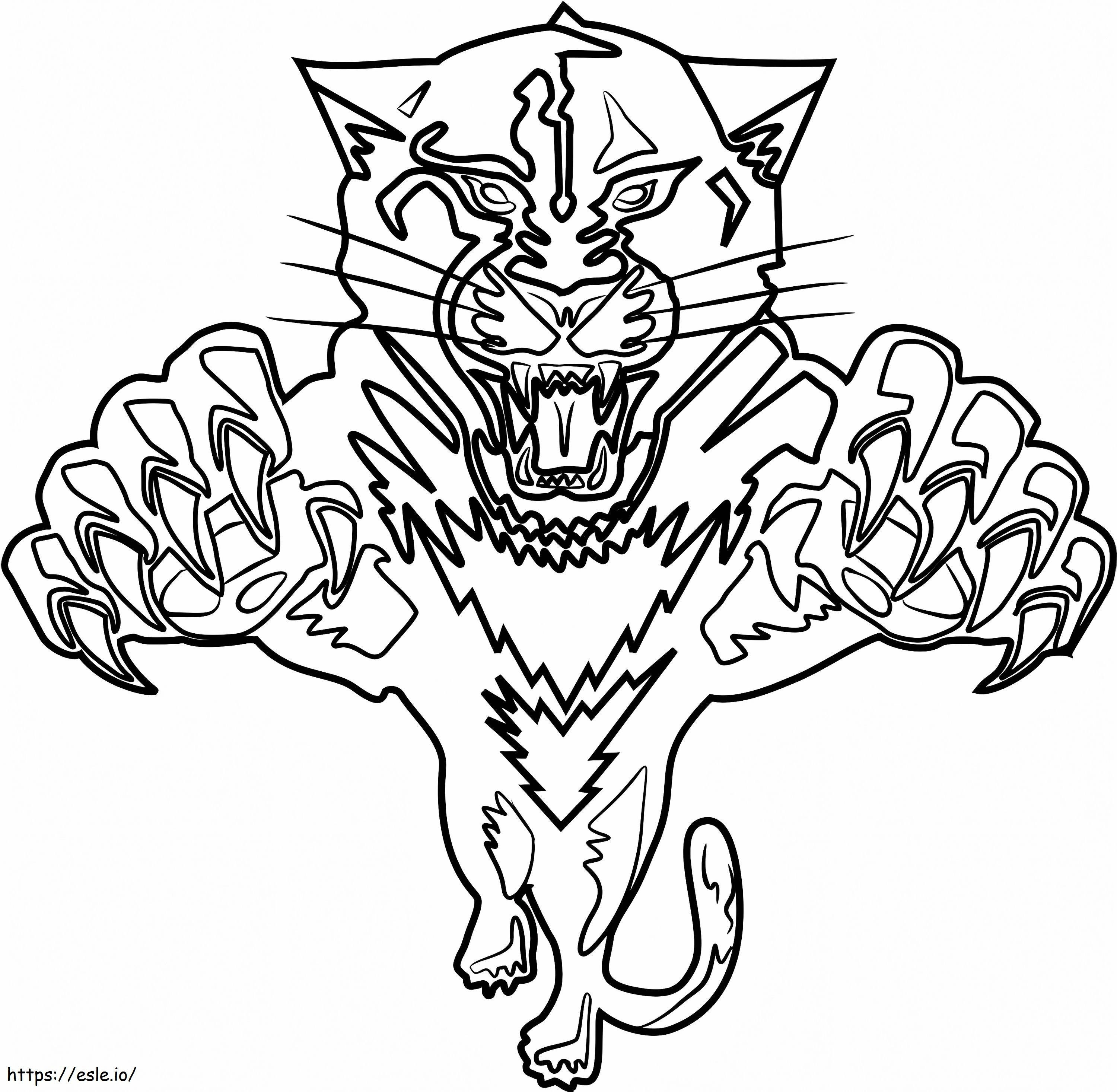 Florida Panthers-logo kleurplaat kleurplaat