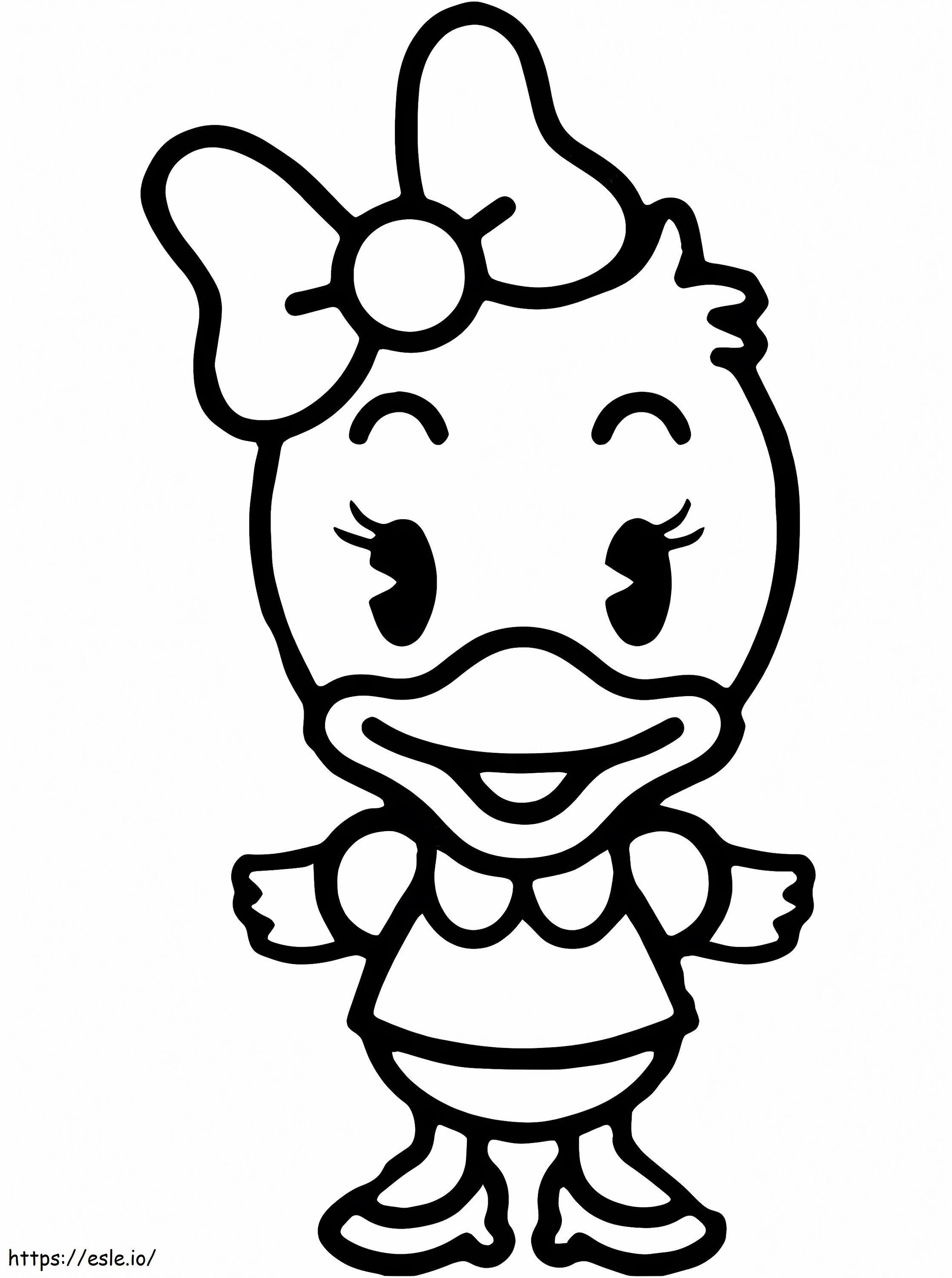 Daisy Duck Disney Cuties värityskuva