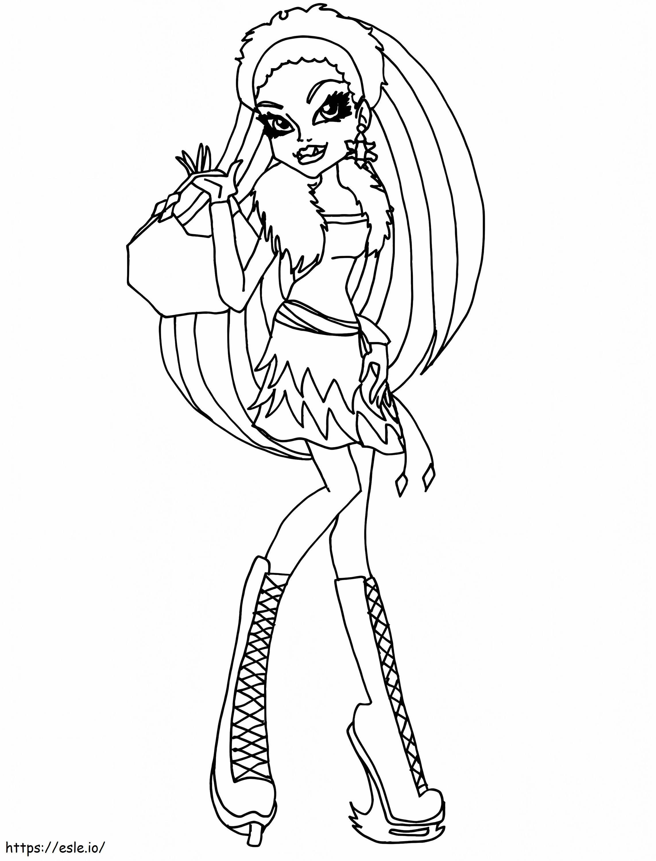Cool Abbey Bominable coloring page