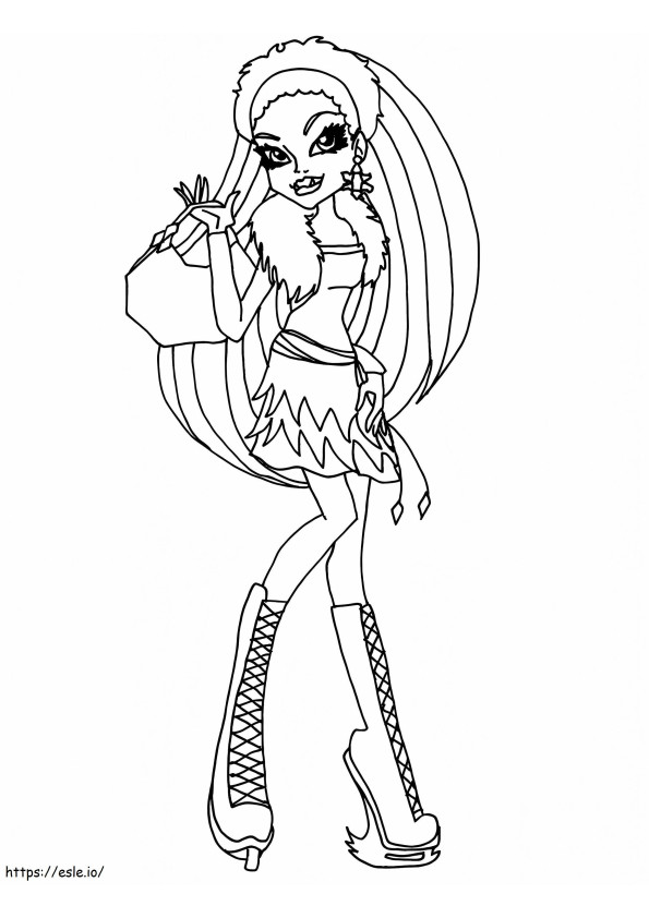 Cool Abbey Bominable coloring page