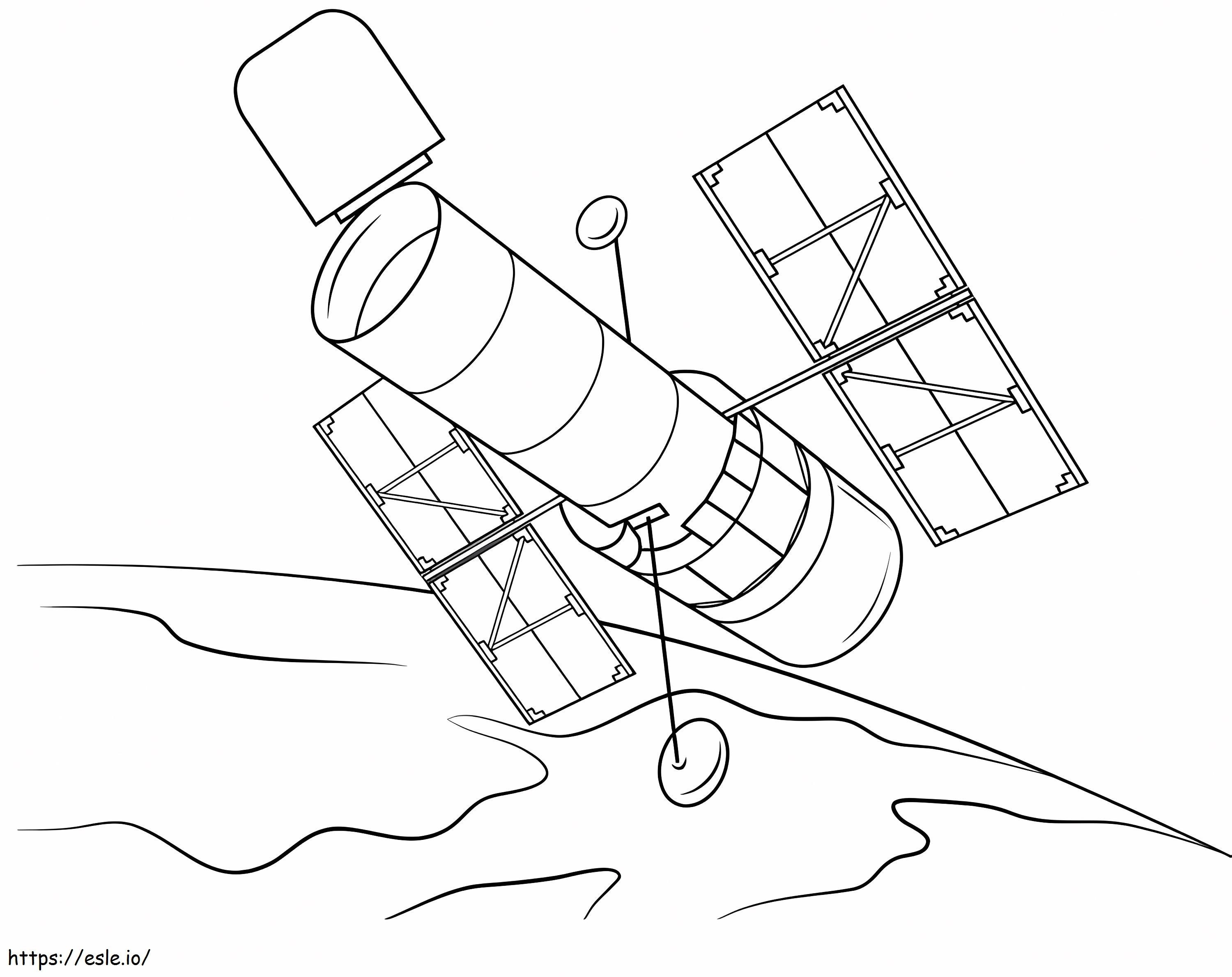 Coloriage Vaisseau spatial Orion à imprimer dessin