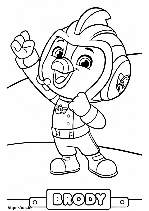 Brody Top Wing coloring page