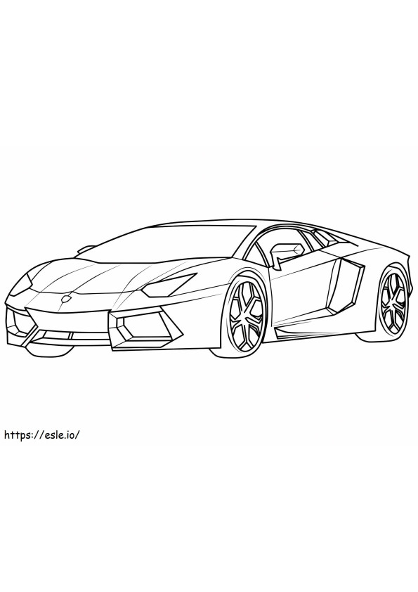 Coloriage 1527153828 Lamborghini Aventador par Alfreyindonesia à imprimer dessin
