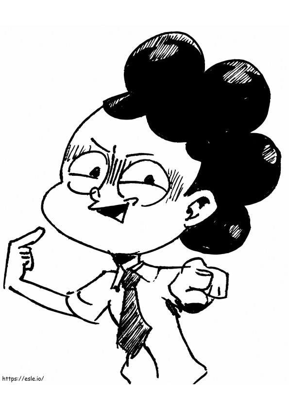 Funny Minoru Mineta coloring page
