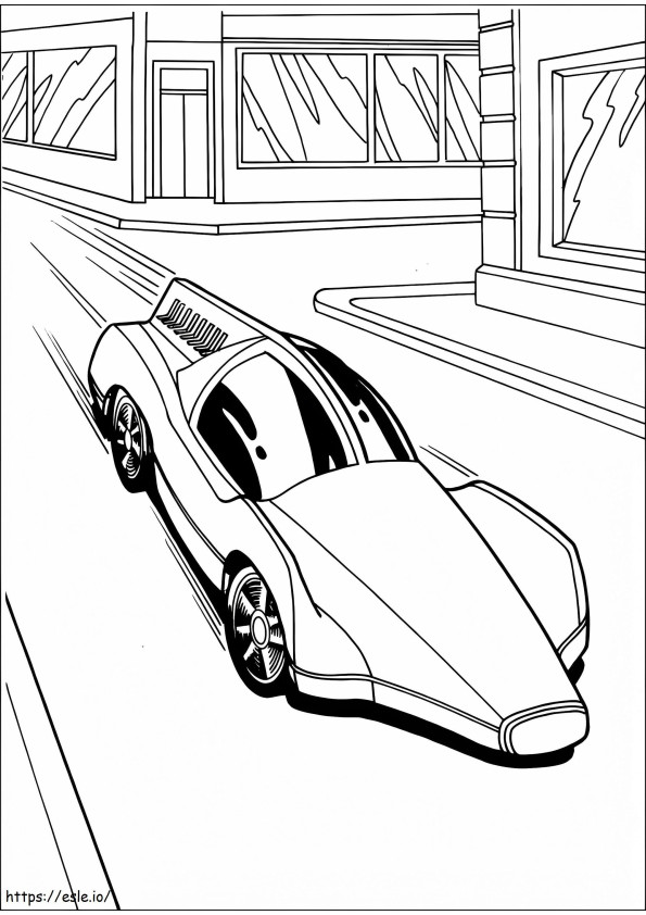 Hot Wheels 30 coloring page