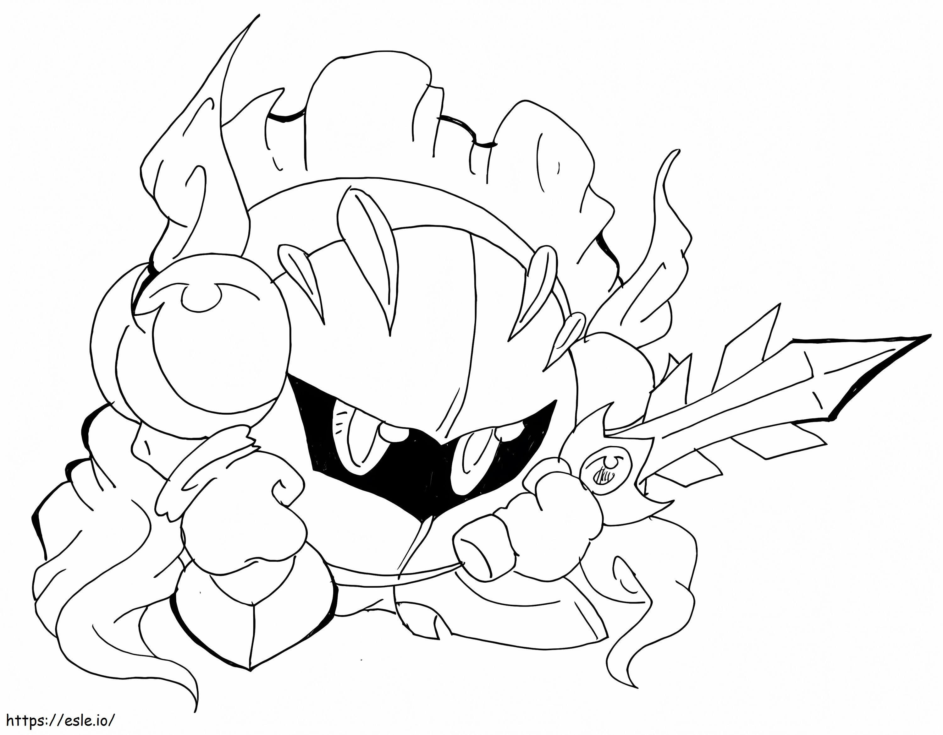 Meta Knight 6 coloring page
