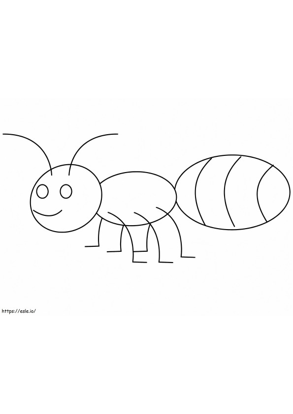 Good Ant coloring page