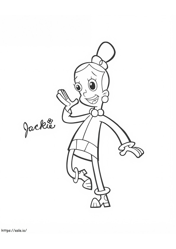 Jackie Cyberchase 2 coloring page