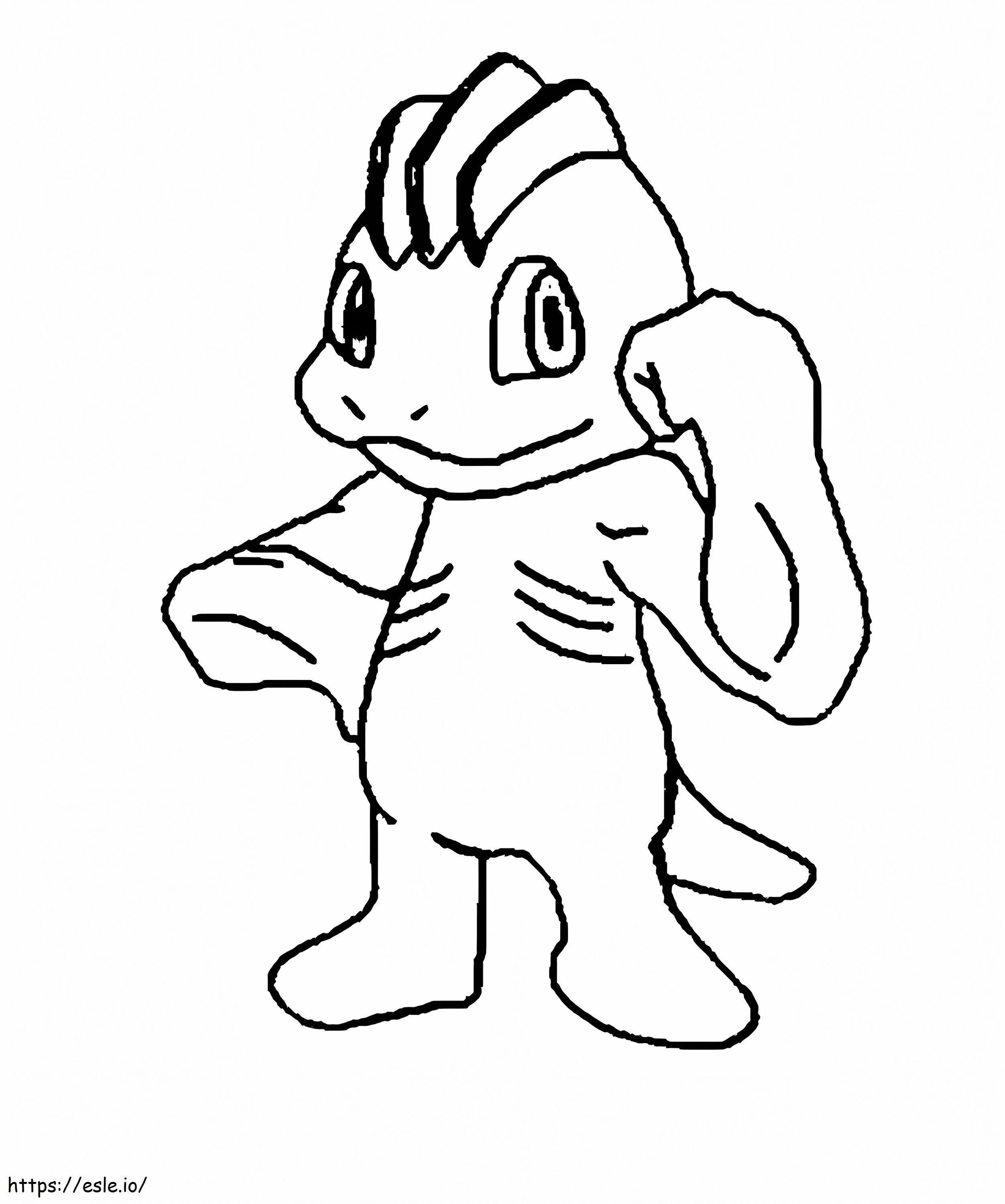Coloriage Machop Un Pokémon à imprimer dessin