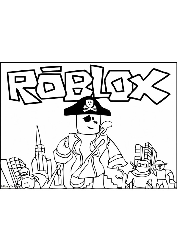 Pirat Roblox ausmalbilder