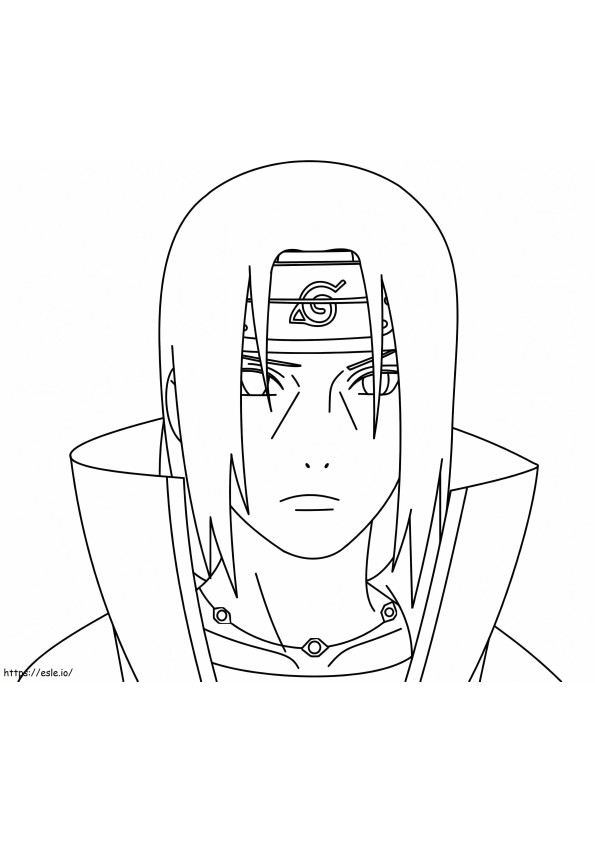 Itachi 10 coloring page
