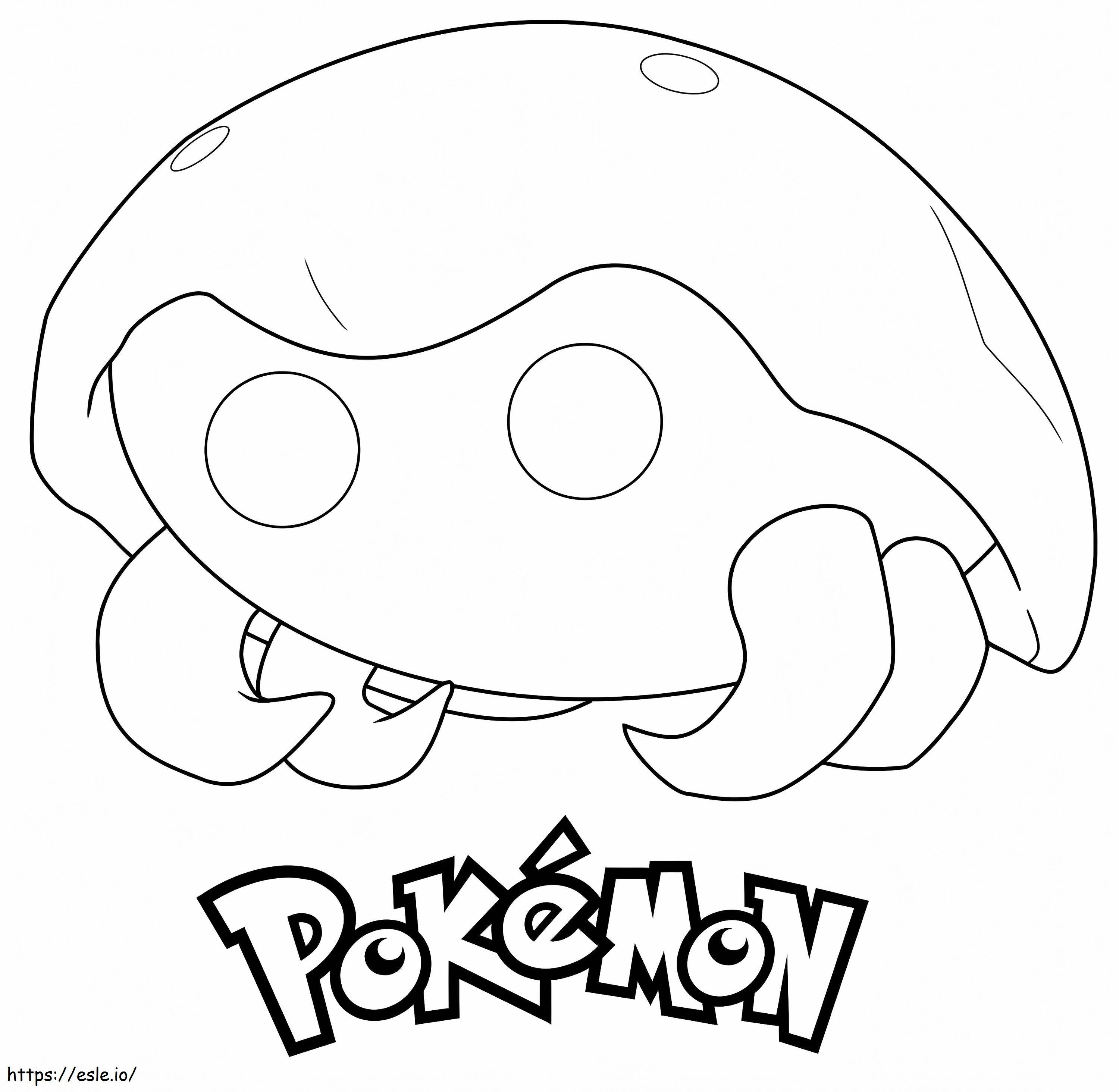 Kabuto Pokémon 3 para colorear