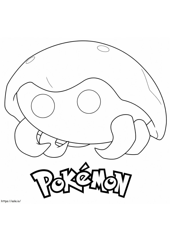 Kabuto Pokémon 3 para colorir