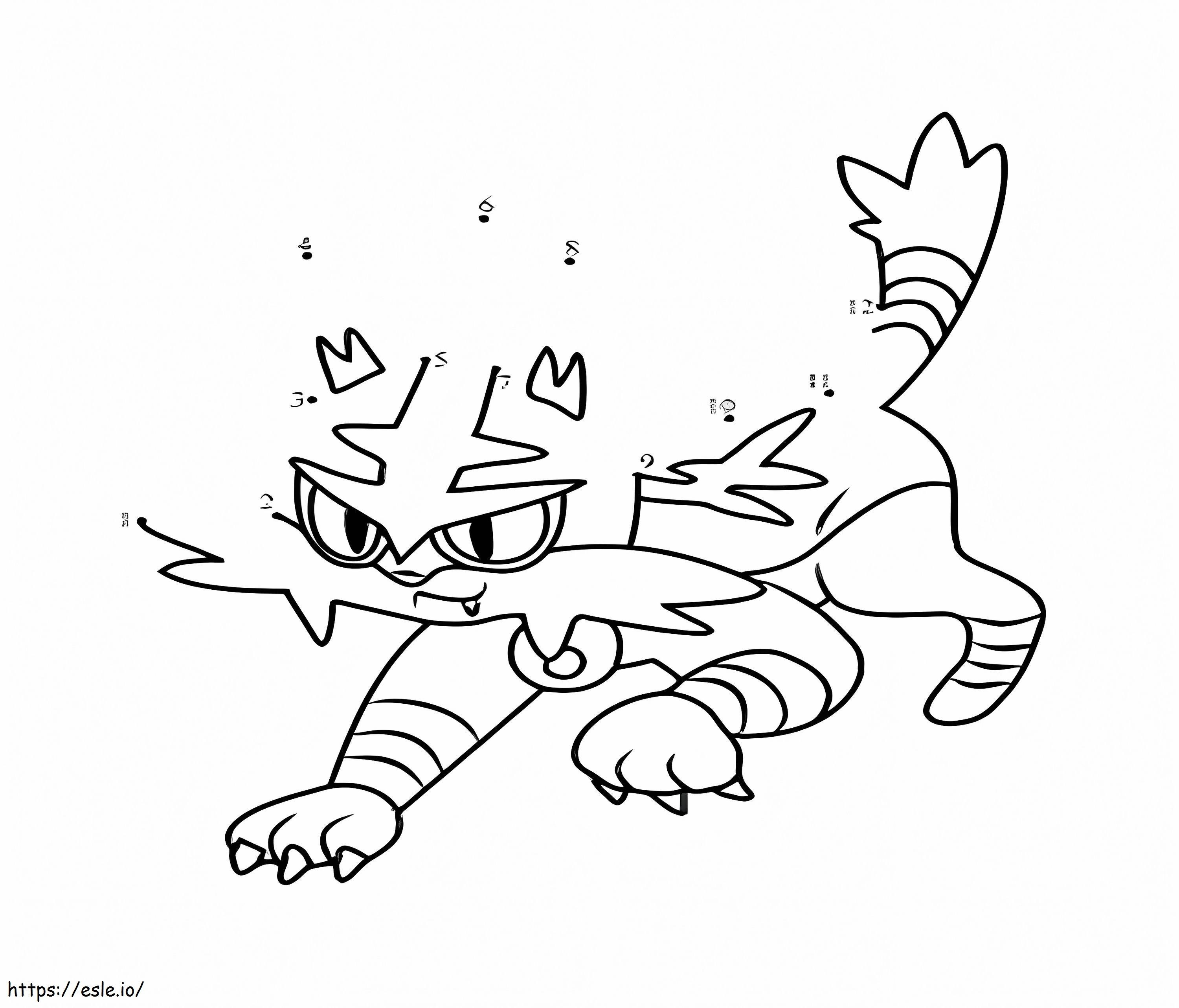 Torracat Dot To Dot coloring page
