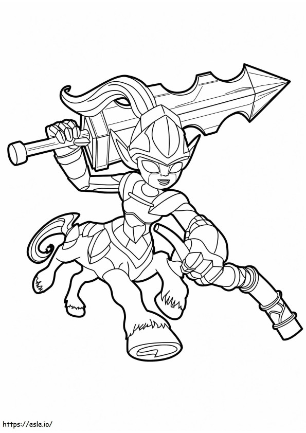 1536311685 Knight Mare A4 coloring page