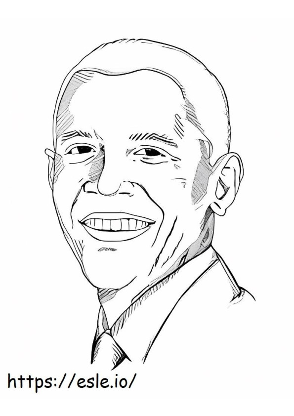 44Th President Of Barack Obama coloring page