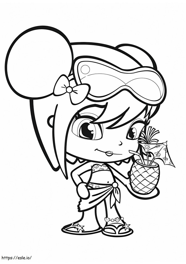 Adorable Pinypon coloring page
