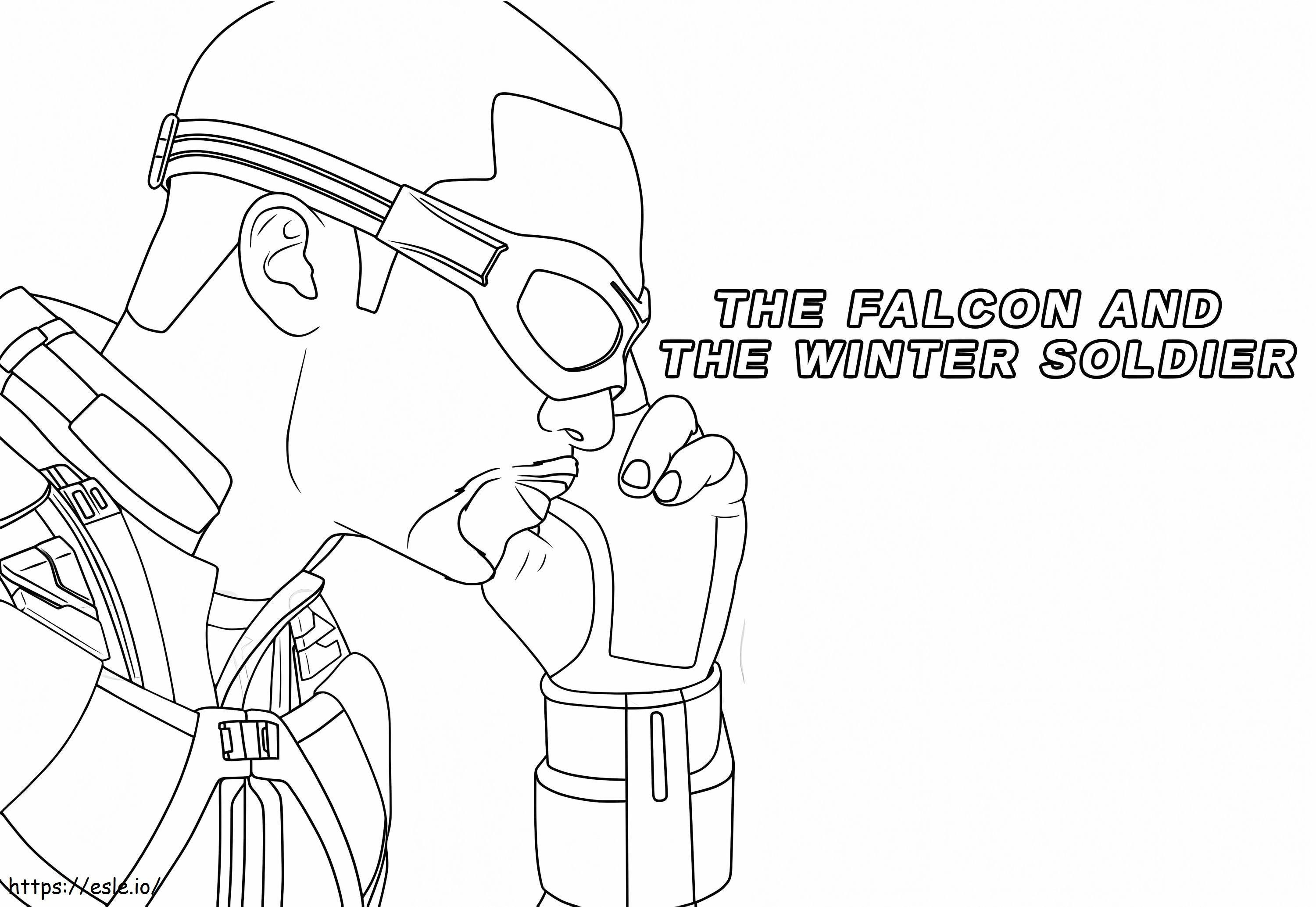 The Falcon Sam Wilson coloring page