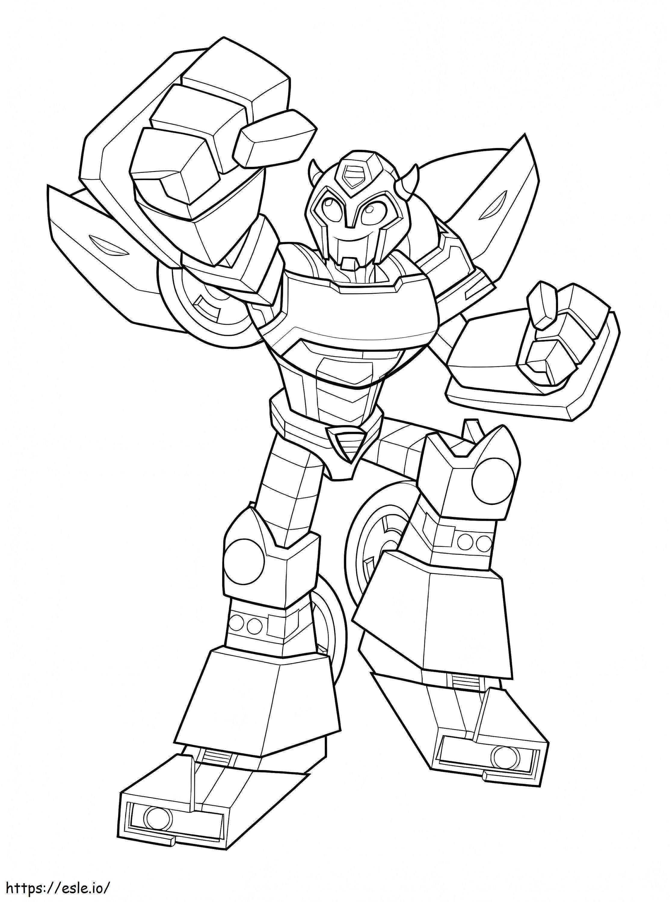 Bumblebee Rescue Bots coloring page