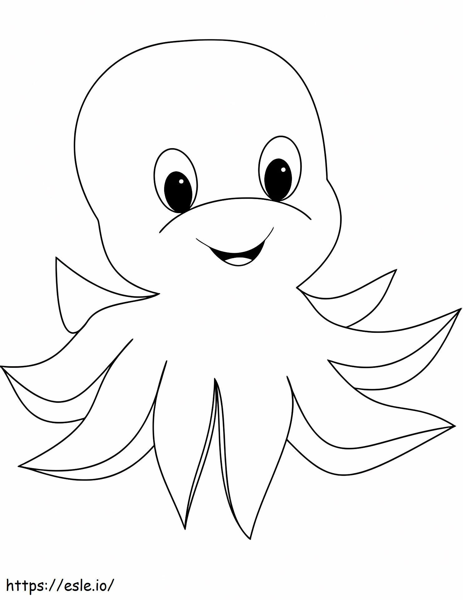 1559547416_Vauvan kasvot Octopus A4 värityskuva