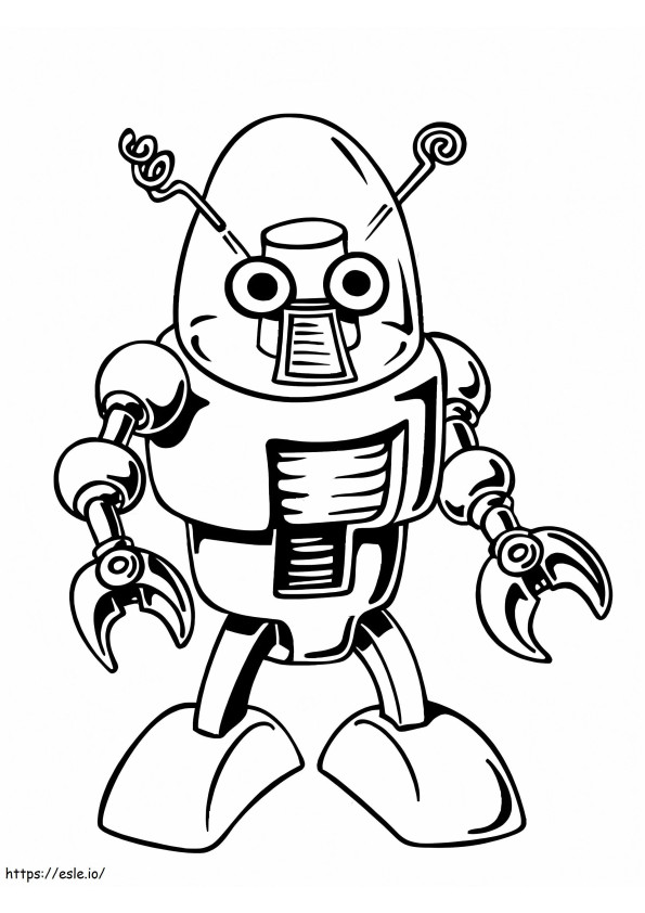 Chico Robot Normaali värityskuva