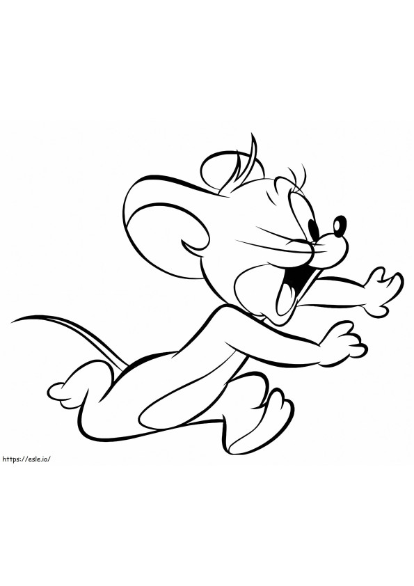 1532427088 Jerry Running A4 coloring page