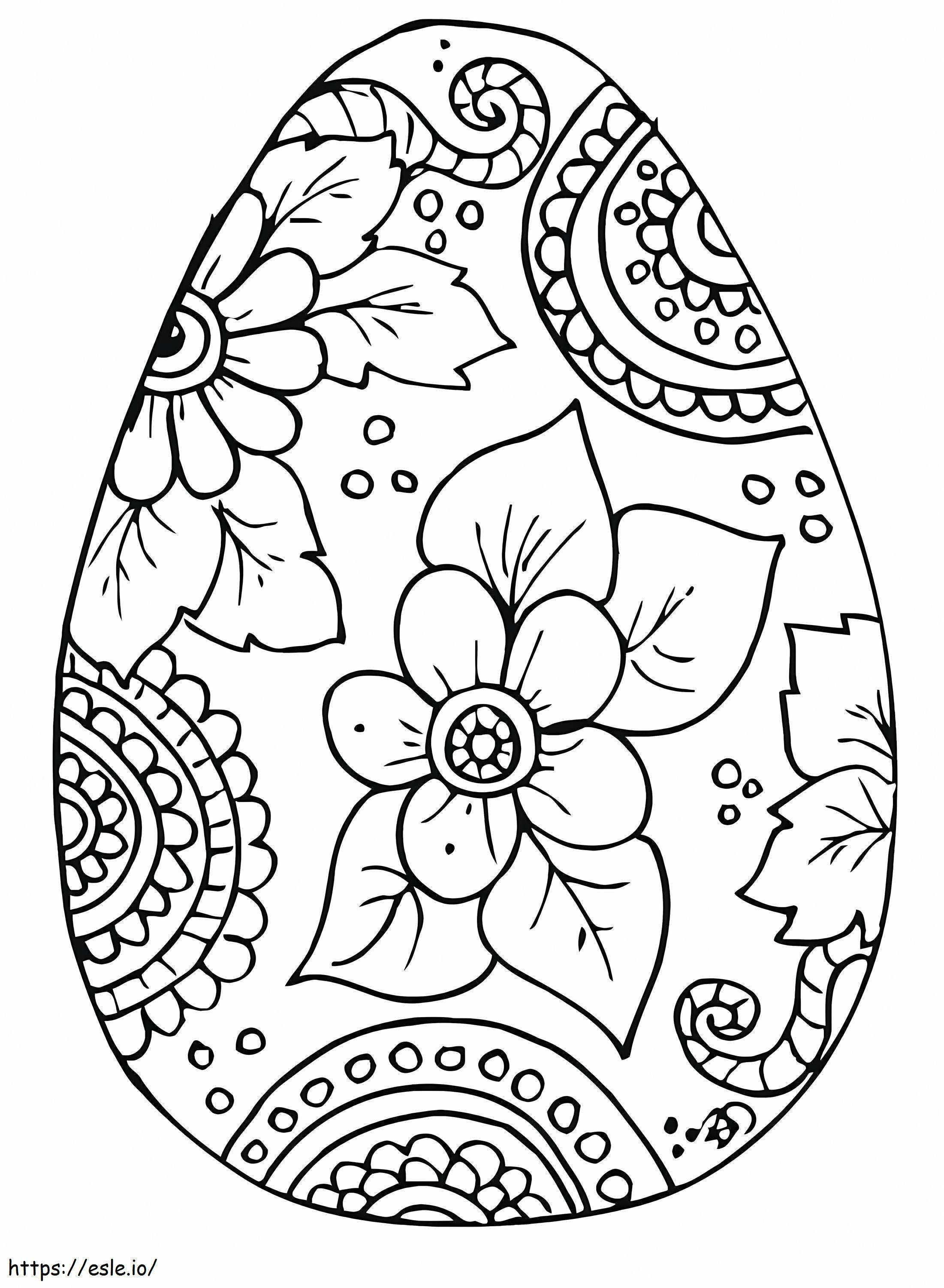 The Easter Egg Is For Adults coloring page