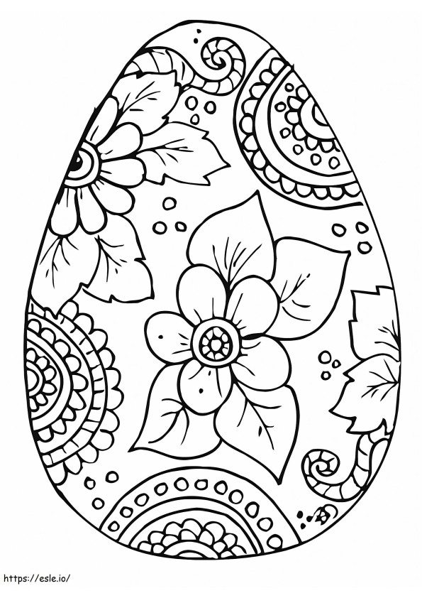 The Easter Egg Is For Adults coloring page