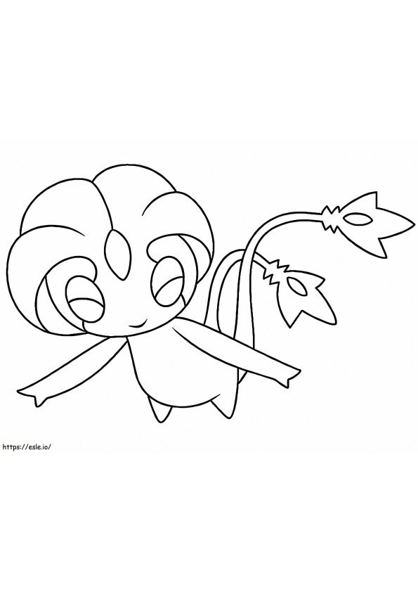 Print Uxie coloring page