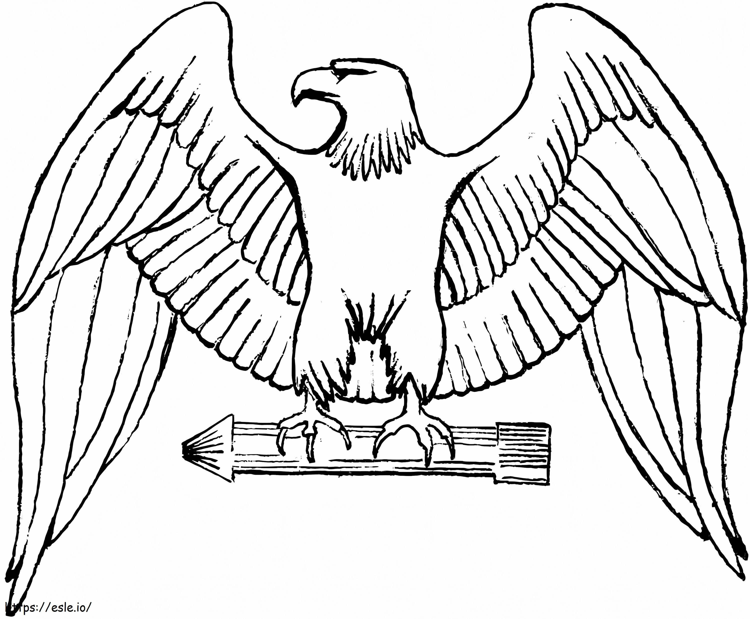 Carrying Eagle Coloring Page coloring page