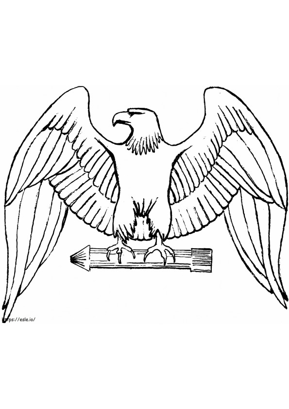 Ausmalbild: Adler tragen ausmalbilder
