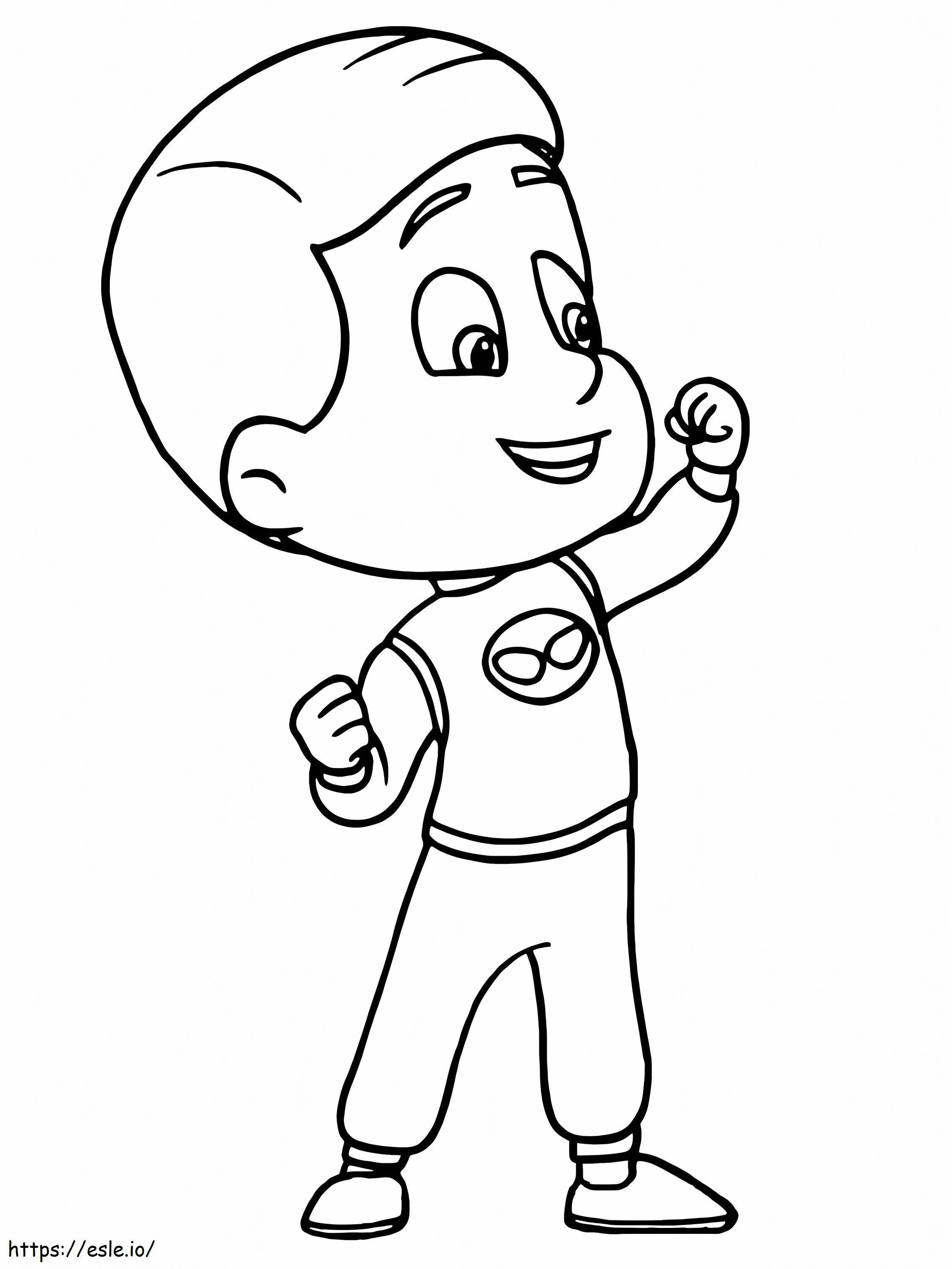 Greg From PJ Masks coloring page