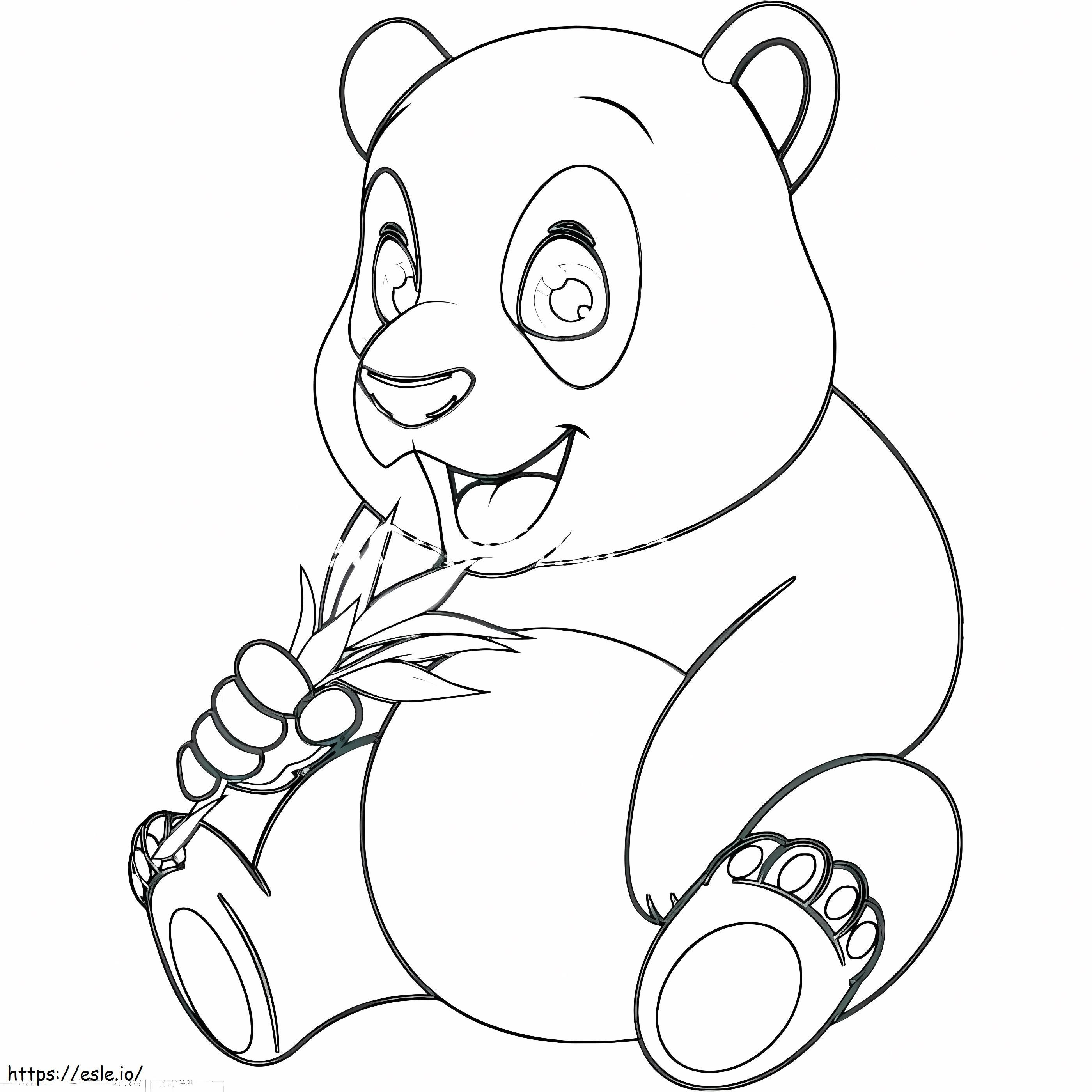 Normal Panda coloring page