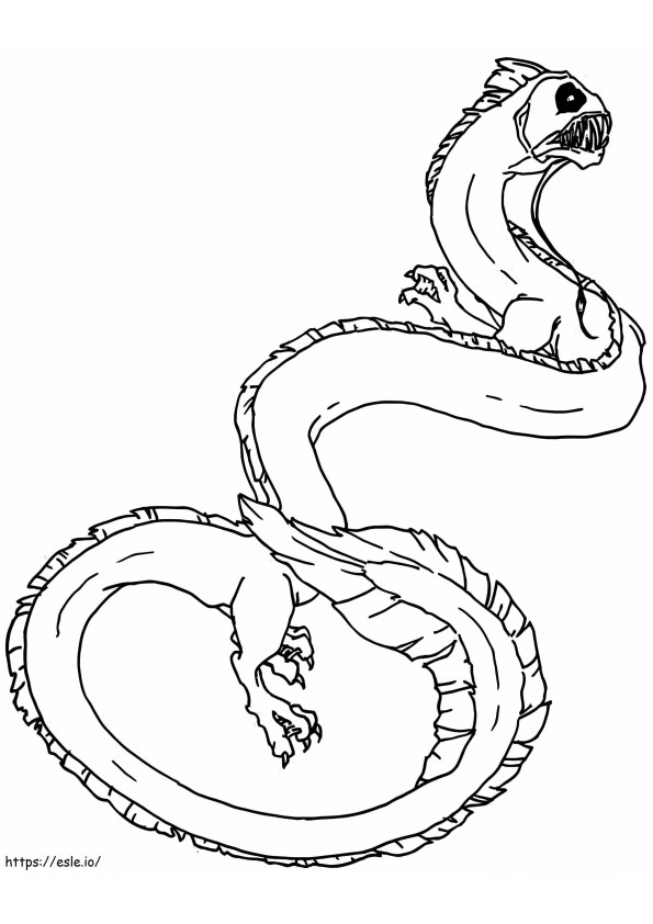 Terrifying Sea Serpent