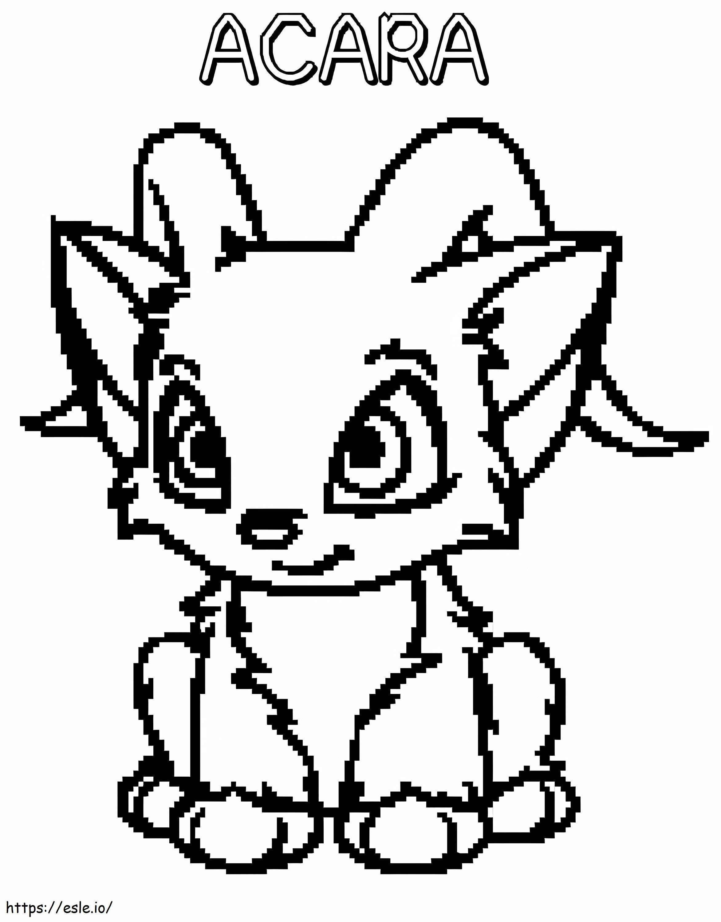 Neopets Acara coloring page