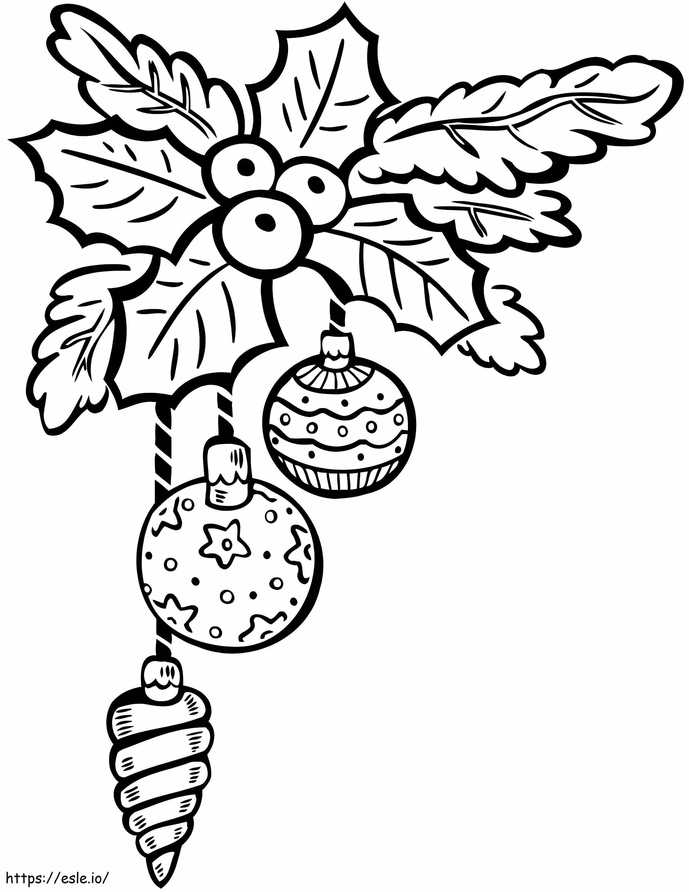 Christmas Ball 16 coloring page