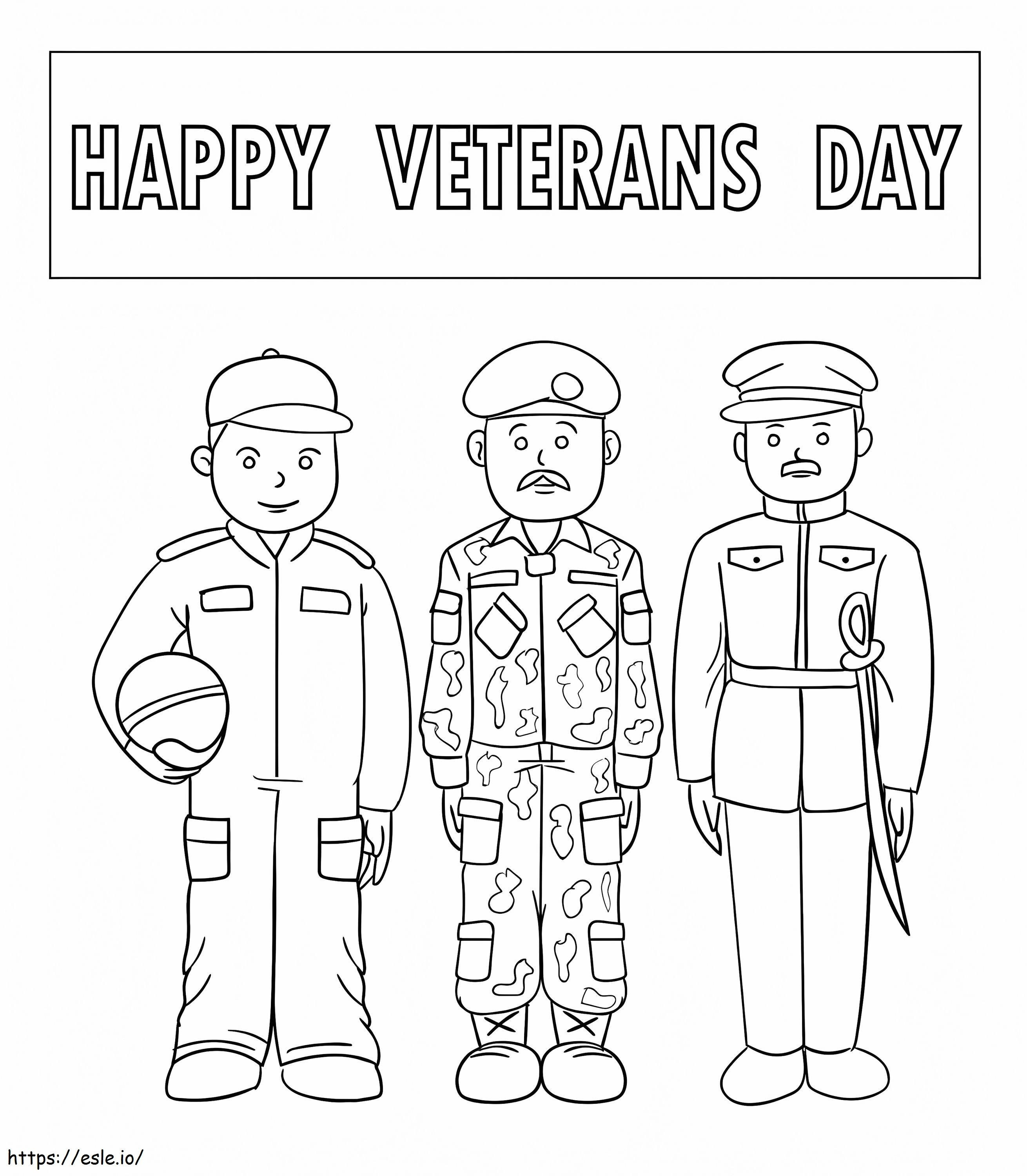 Ziua Veteranilor 10 de colorat