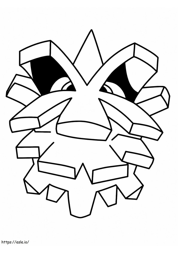 Pokémon Pineco para colorir