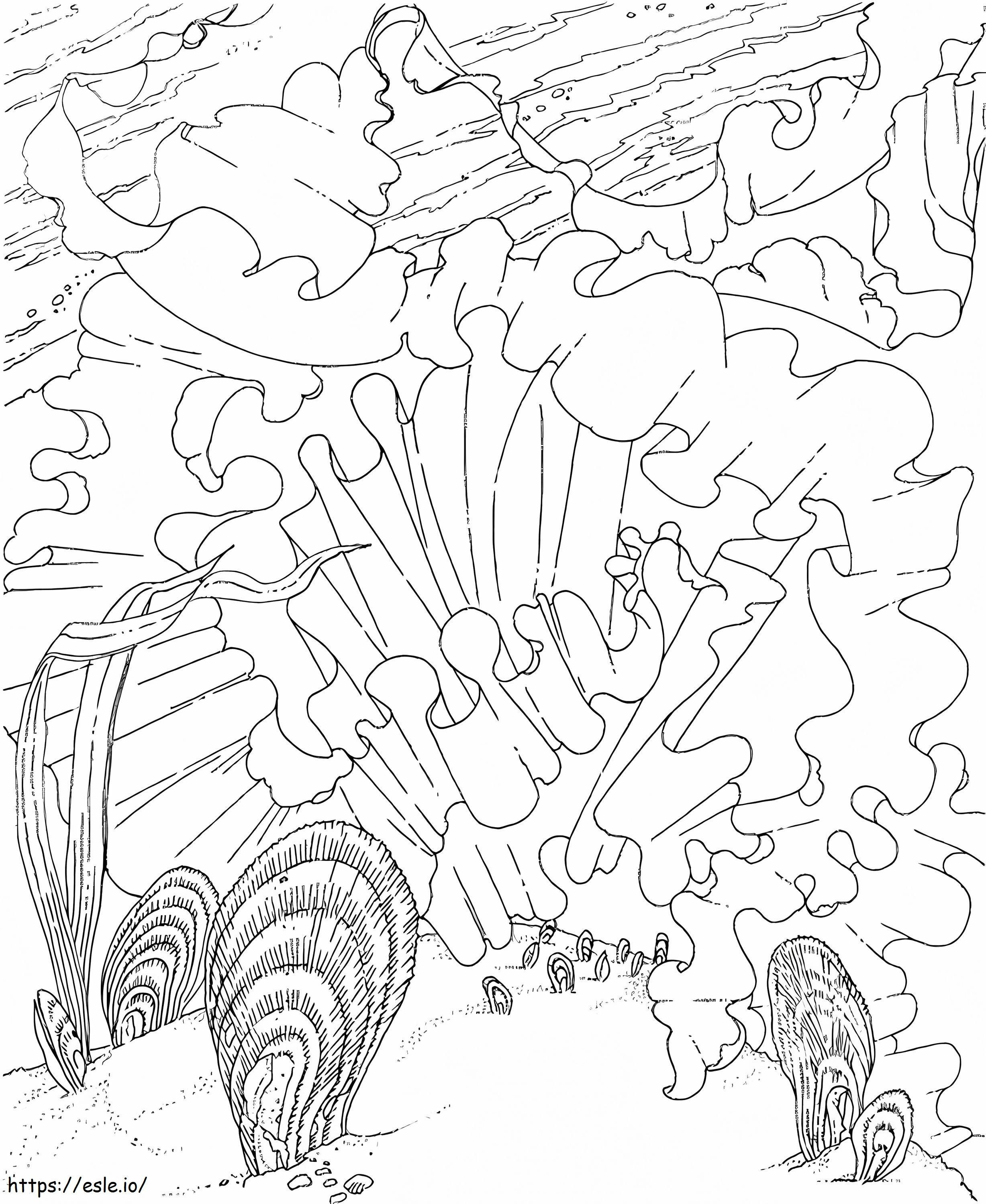 Adult Ocean coloring page