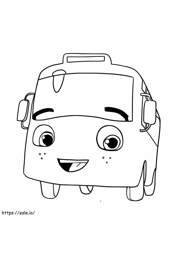 Bus Little Baby Bum coloring page